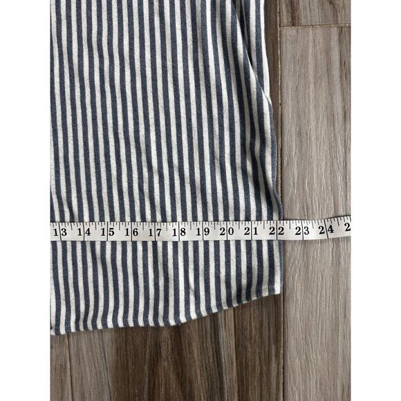 Faherty Blue and White Stripe Long Sleeve Button Down Shirt Size XL 0066 - Picture 9 of 11